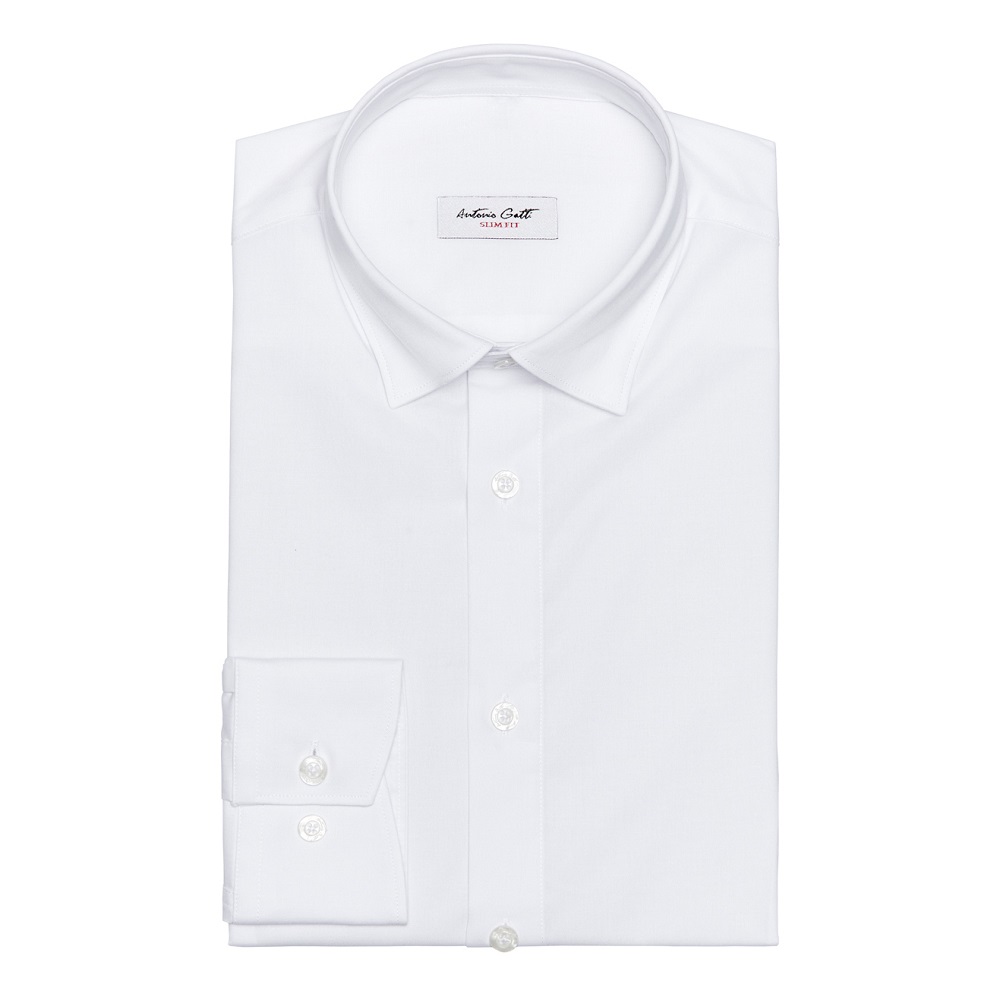 Camasa barbati slim fit alba C002SF