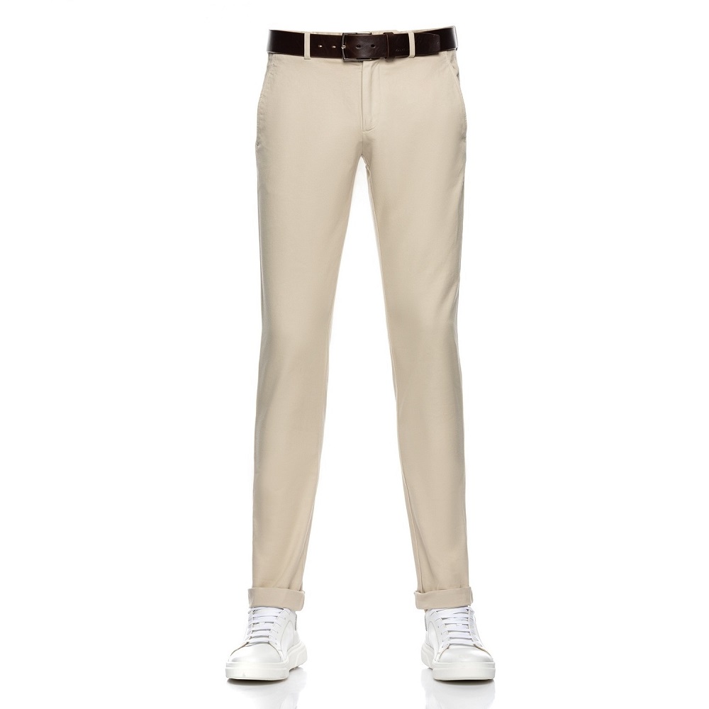 Pantaloni barbati chino crem CH001