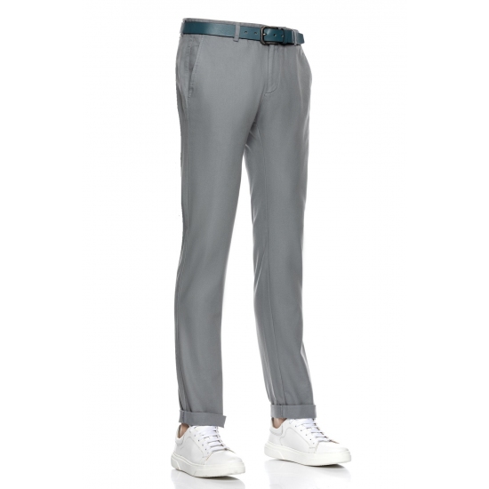 Pantaloni barbati chino gri CH001