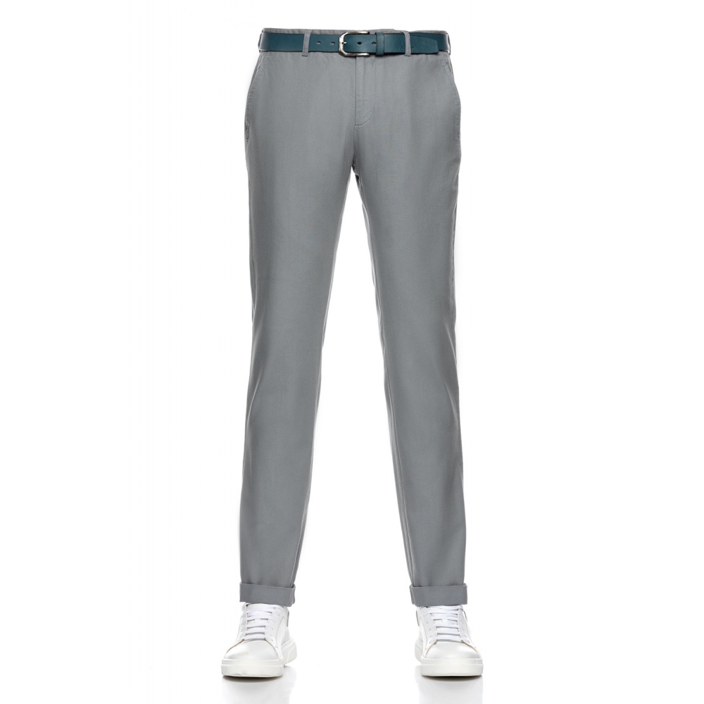 Pantaloni barbati chino gri CH001