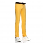 Pantaloni barbati chino galbeni CH002