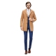 Palton barbati business slim camel B101