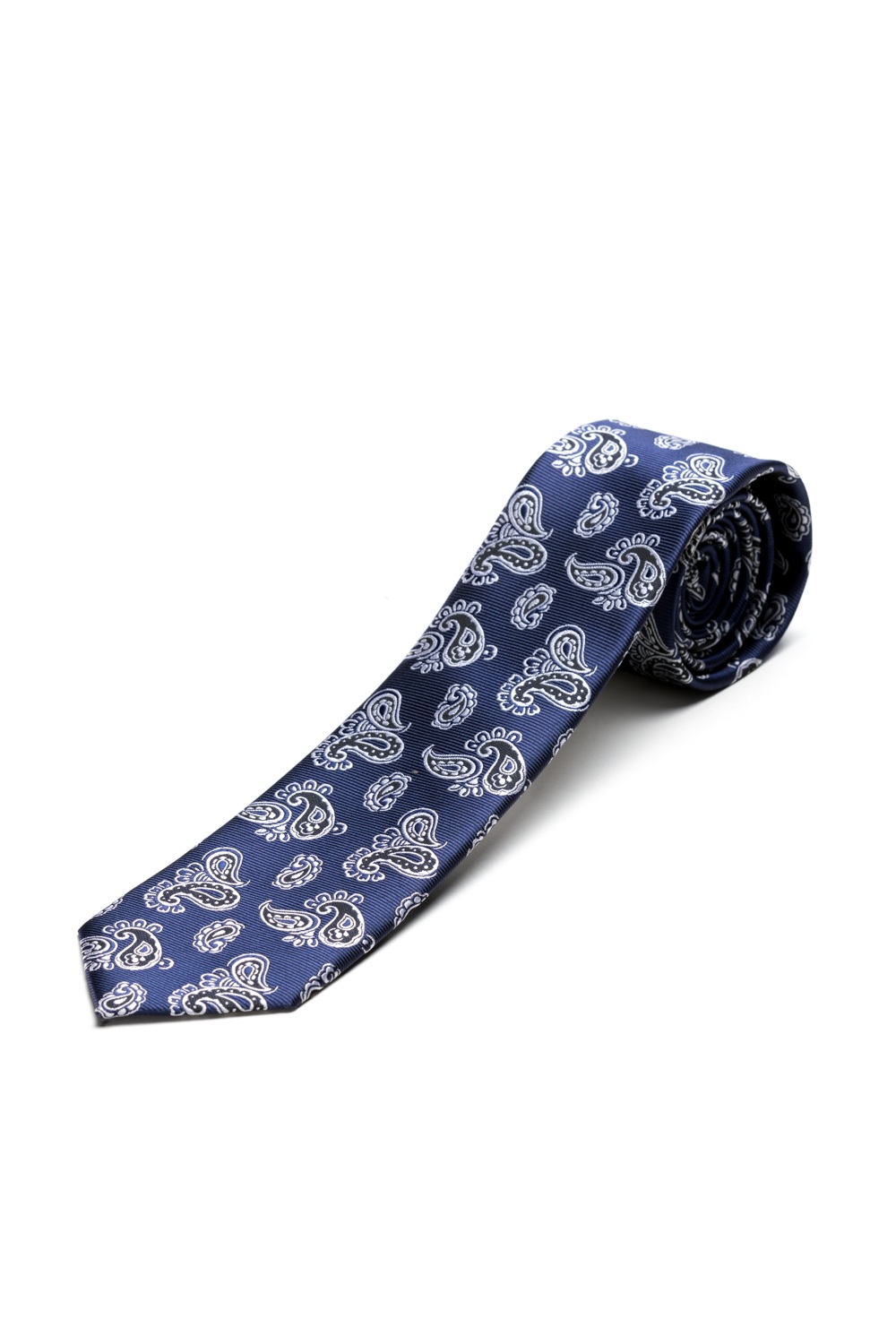 Cravata Matase Bleumarin Floral CR007-136