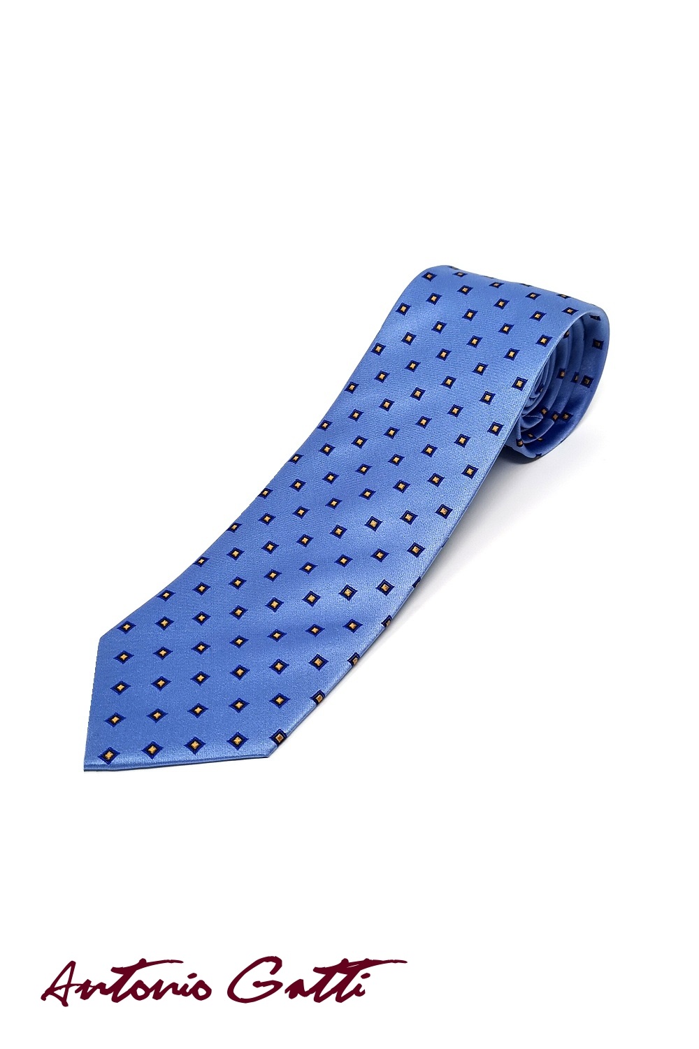 Cravata Matase Bleu Mozaic CR008-105